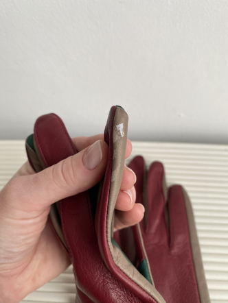 Перчатки 896 Бордовый (520)